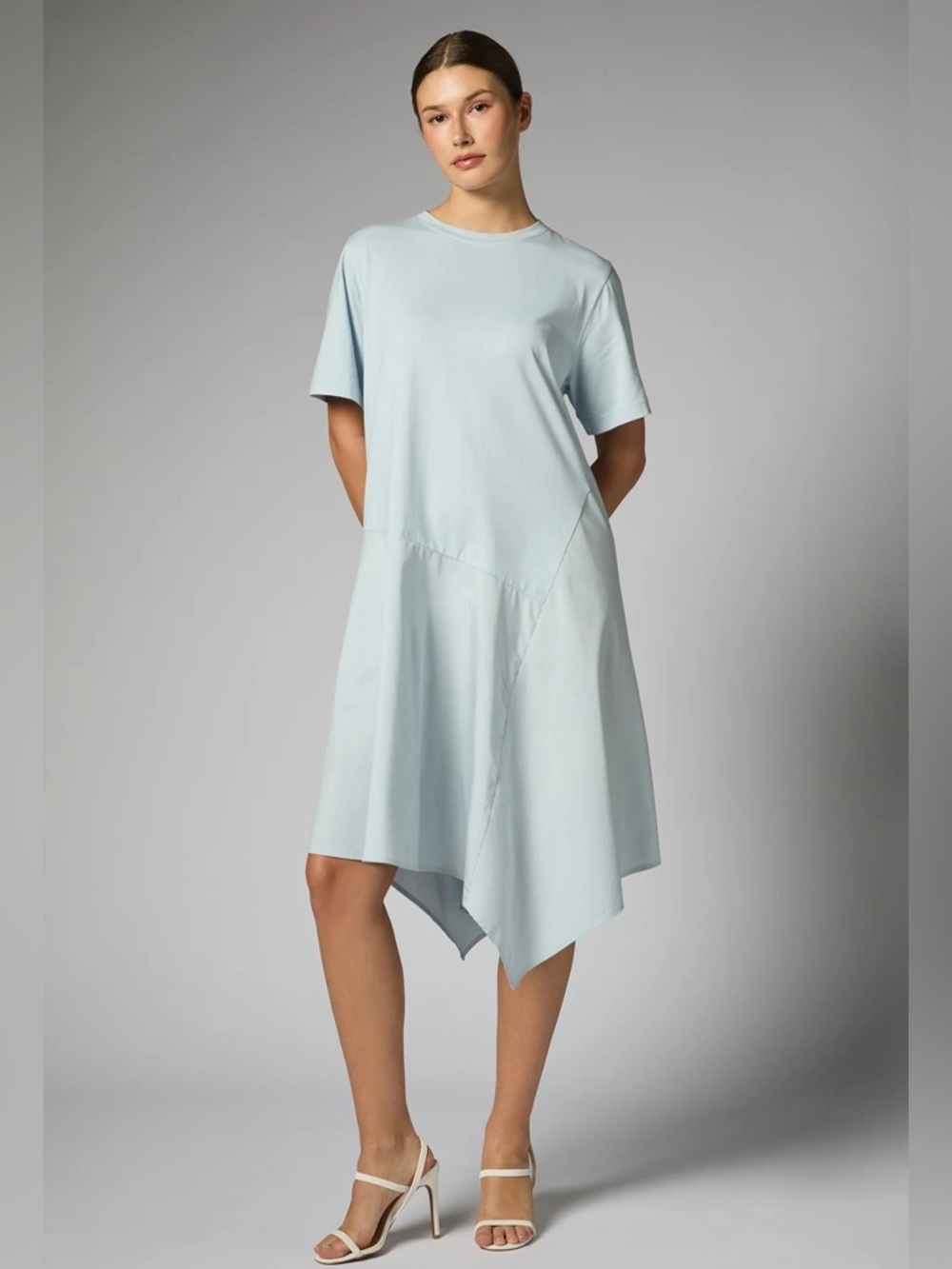 Oversized Poplin T Shirt Dress
